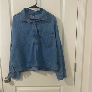 Old Navy Jean pullover jacket